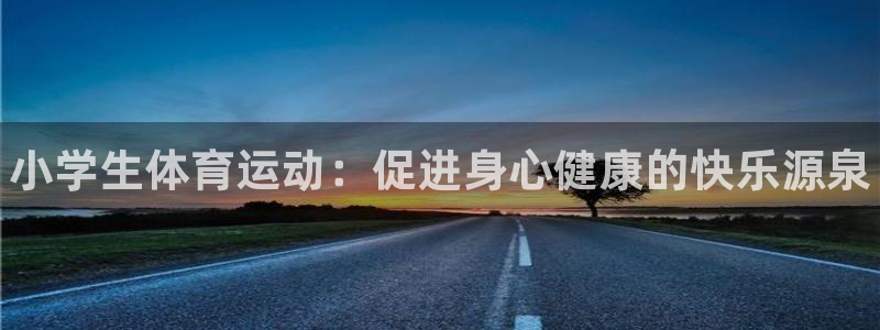 vsport体育官方正版app集团简介:小学生体育运动:促进